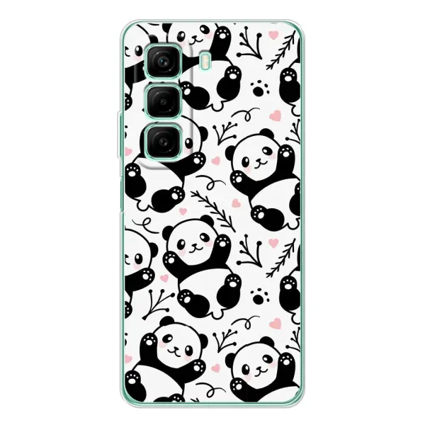 Чехол с рисунком «Пандочки» для Infinix Hot 60i Чехол с рисунком «Пандочки» для Infinix Hot 60i