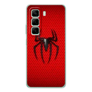 Чехол Супергерой Человека Паука на Infinix Hot 60i (Паук марвел)