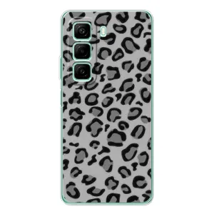 Чохол з леопардовим принтом на Infinix Hot 60i (Темний леопард)
