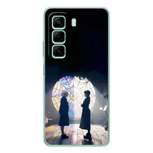 Чехлы с принтом Уэнсдей на Infinix Hot 60i (Уэнсдей и Энди)