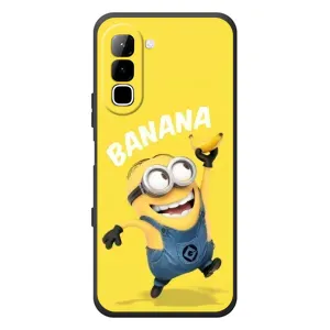 Мультяшний принт на Чохол для Інфінікс Хот 70 (Banana)