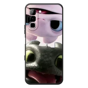 Чехол дракон Беззубик для Infinix Hot 70 (Беззубик и Дневная Злость)