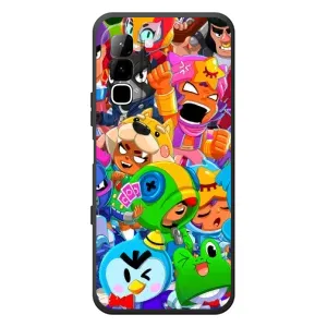 Силиконовый Чехол на Infinix Hot 70 с картинкой Brawl Stars (Brawl-Stars)