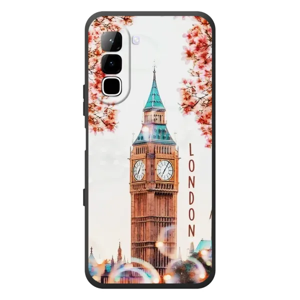 Чехол с рисунком «Часы Лондон» для Infinix Hot 70 Чехол с рисунком «Часы Лондон» для Infinix Hot 70