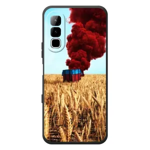 Чехол (TPU) с картинкой "Лого Пабг" на Инфиникс Хот 70 (Дроп)