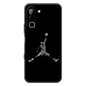 Силиконовый Чехол Nike Air Jordan на Инфиникс Хот 70 (Джордан)
