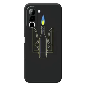 Чехол с картинкой (Патриотический ГЕРБ) на Infinix Hot 70 (Герб - Молотова)