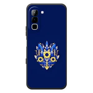 Чехол с картинкой (Патриотический ГЕРБ) на Infinix Hot 70 (герб)
