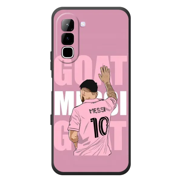 Чехол с рисунком «GOAT MESSI» для Infinix Hot 70 Чехол с рисунком «GOAT MESSI» для Infinix Hot 70