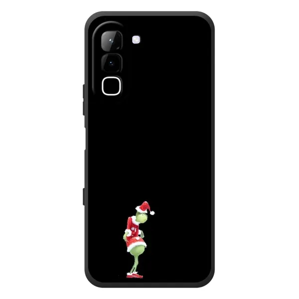 Чехол с рисунком «Гринч на чорном» для Infinix Hot 70 Чехол с рисунком «Гринч на чорном» для Infinix Hot 70