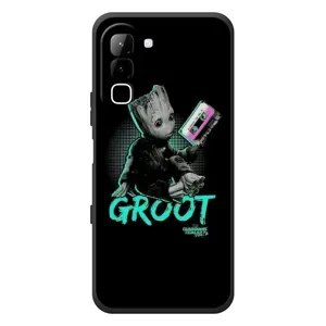 Чехол Супергерои Марвел на Инфиникс Хот 70 (Groot)