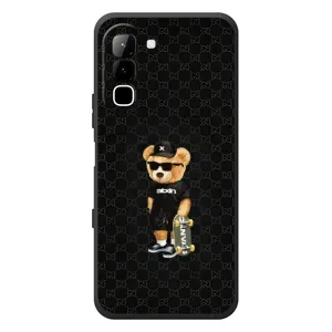Чехлы Мишка Тедди для Инфиникс Хот 70 (GUCCI Teddy)