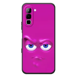 Чохли (ТПУ) (смішні стікери) для Infinix Hot 70 (Хитра мордочка)