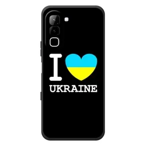 Чохол з Українською символікою на Інфінікс Хот 70 (I Love Ukraine)