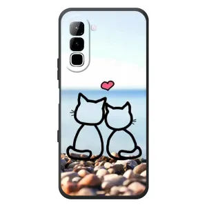 Силіконові Чохли Коханій людині для Infinix Hot 70 (Котейки)
