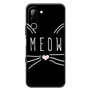 Бампер з зображенням Котиків для Інфінікс Хот 70 (КОТИК MEOW)
