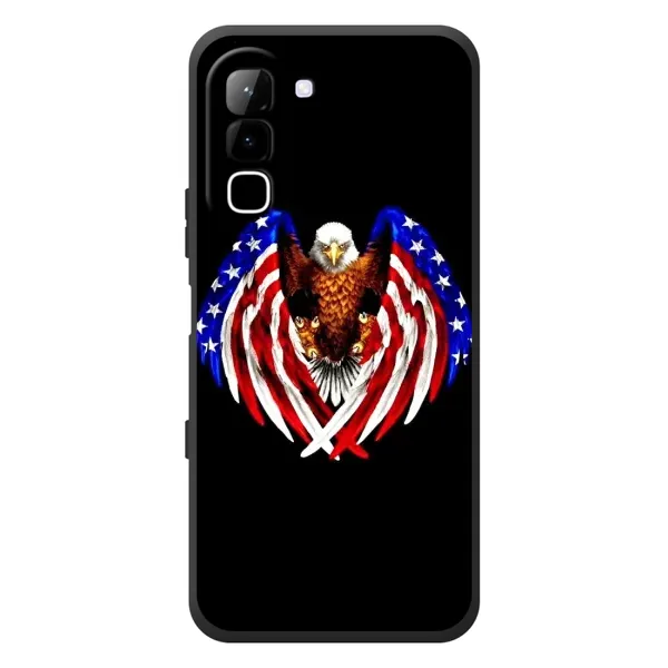 Чехол с рисунком «Крылья США» для Infinix Hot 70 Чехол с рисунком «Крылья США» для Infinix Hot 70