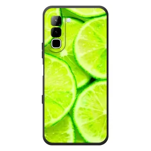 Чохол з зображенням смачної їжі для Infinix Hot 70 (Лайм)