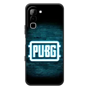 Чехол (TPU) с картинкой "Лого Пабг" на Инфиникс Хот 70 (Лого PUBG)