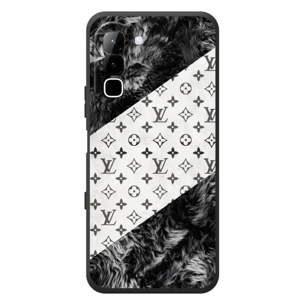Чехол с рисунком «LV на белом» для Infinix Hot 70 Чехол с рисунком «LV на белом» для Infinix Hot 70