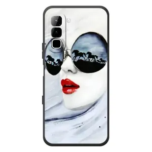 Чохол з картинкою Модні Дівчата Infinix Hot 70 (Любителька коней)