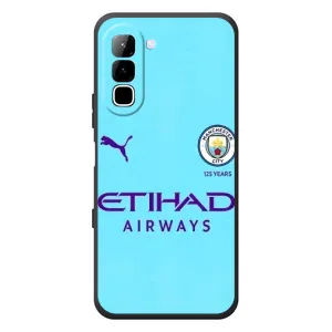 Силиконовые Чехлы принт Футбол на Infinix Hot 70 (Man City)