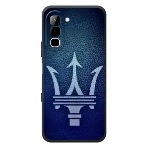 Чехлы с тематикой "Крутые машины" на Infinix Hot 70 (Лого Maserati)
