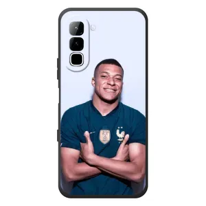Чехол (TPU) с Футболистом на Infinix Hot 70 (Мбаппешичка)
