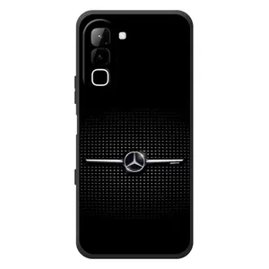 Силиконовый бампер с картинкой машины на Infinix Hot 70 (Mercedes)