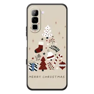 Чехол Санта Клаус для Infinix Hot 70 (Merry Christmas)