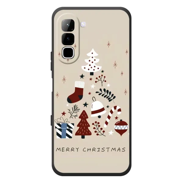 Чехол с рисунком «Merry Christmas» для Infinix Hot 70 Чехол с рисунком «Merry Christmas» для Infinix Hot 70
