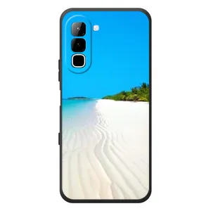 Літній Чохол на Infinix Hot 70 (Море пісок)