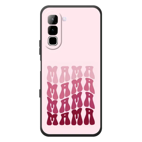 Чехол с рисунком «Надпись мама» для Infinix Hot 70