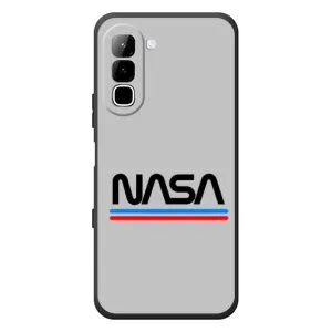 Силиконовый бампер с принтом "Наса" на Infinix Hot 70 (Наса)