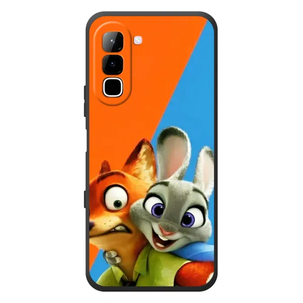 Чехол с рисунком «Ник и Хопс» для Infinix Hot 70 Чехол с рисунком «Ник и Хопс» для Infinix Hot 70