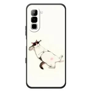 Чохол на тематику: Коти для Infinix Hot 70 (Відпочинок)