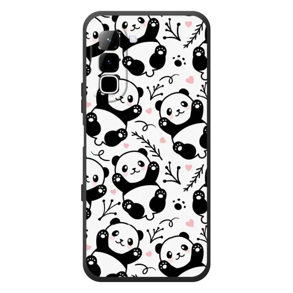 Чехол с рисунком «Пандочки» для Infinix Hot 70 Чехол с рисунком «Пандочки» для Infinix Hot 70