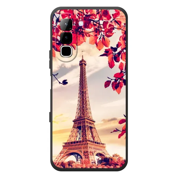 Чехол с рисунком «Paris photo» для Infinix Hot 70