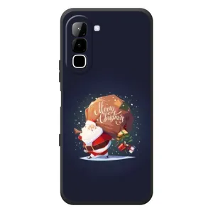 Чехол Санта Клаус для Infinix Hot 70 (Подарки от Санты)