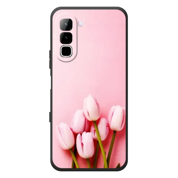 Чехол с рисунком «Розовые тюльпаны» для Infinix Hot 70 Чехол с рисунком «Розовые тюльпаны» для Infinix Hot 70