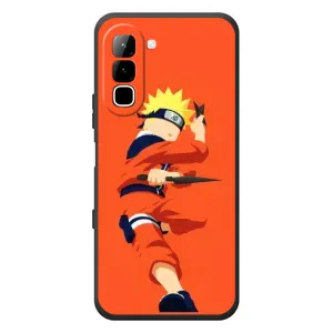 Чехлы с принтом Наруто на Infinix Hot 70 (Силуэт Наруто)
