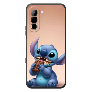 Чохол з малюнком Стіч для Infinix Hot 70 (Стіч з шоколадом)