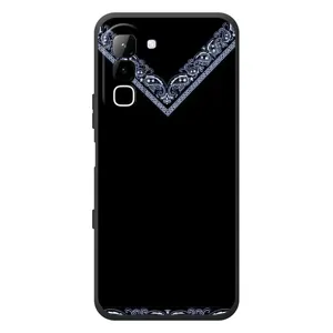 Силіконовый Чохол на Infinix Hot 70 (Комірець вишиванки)