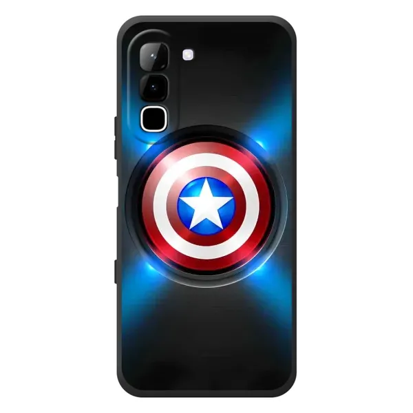 Чехол с рисунком «Яркий Щит Капитана» для Infinix Hot 70 Чехол с рисунком «Яркий Щит Капитана» для Infinix Hot 70