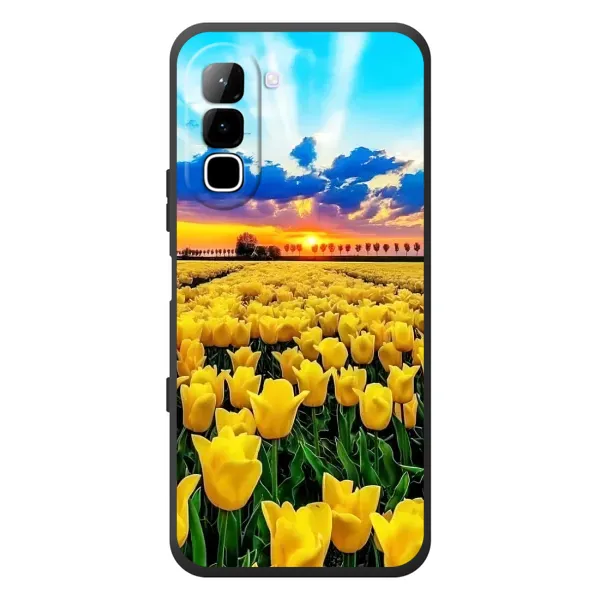 Чехол с рисунком «Желтые тюльпаны» для Infinix Hot 70 Чехол с рисунком «Желтые тюльпаны» для Infinix Hot 70