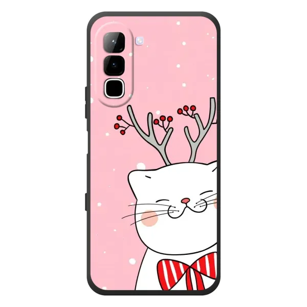 Чехол с рисунком «Зимний кот» для Infinix Hot 70 Чехол с рисунком «Зимний кот» для Infinix Hot 70