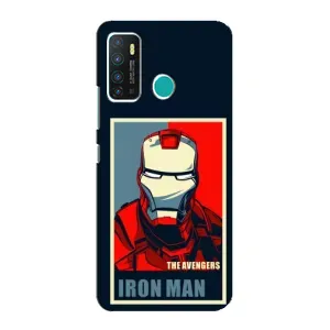 Чехол Супергерой Железный человек на Infinix Hot 9 / Hot 9 Pro (Art Iron man)