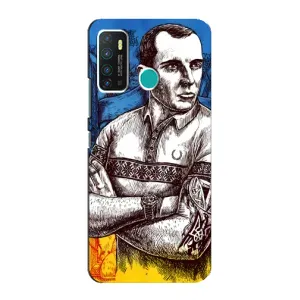 Чехол с Украинской символикой на Инфиникс Нот 9 / Нот 9 про (Бандера Патриот)