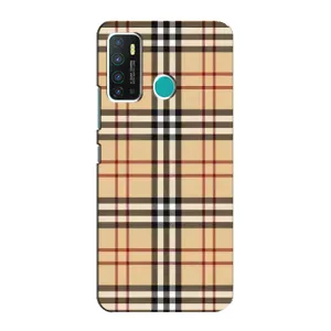 Чехол с Брендами одежды на Инфиникс Нот 9 / Нот 9 про (Burberry стиль)