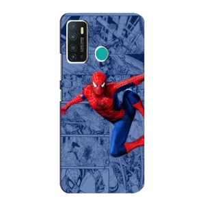 Силиконовый Чехол для Infinix Hot 9 / Hot 9 Pro (Человек Паук)